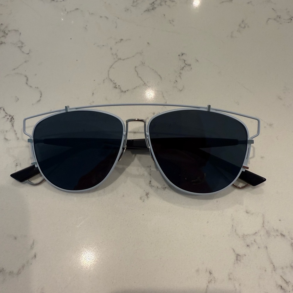 Dior Aviator Sunglasses White